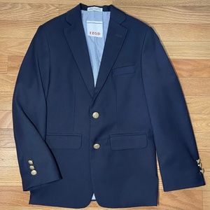 Boys kids Izod navy sport coat blazer